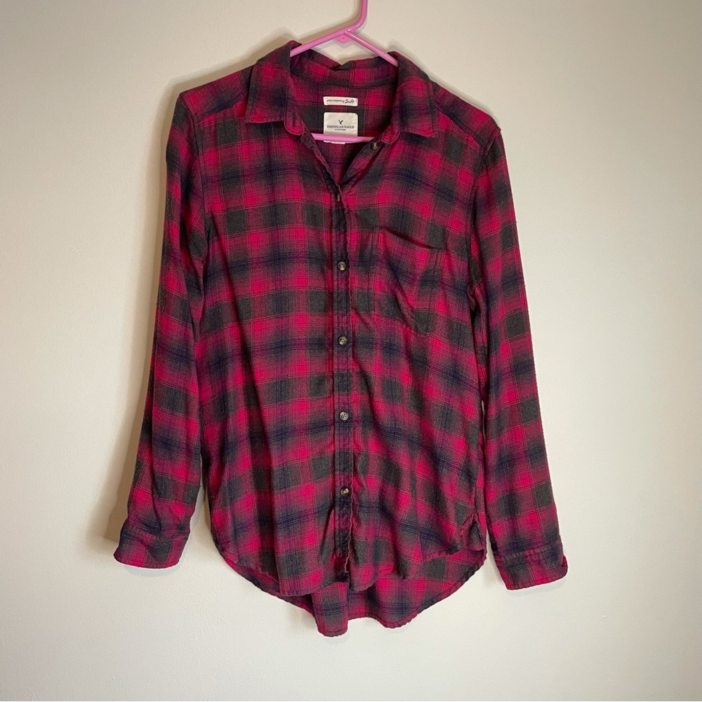 American Eagle Flannel Button Down